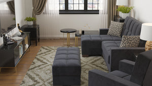 English Elm Primenest Nimbusflow Convertible Chaise Lounge With Storage - Modern Comfort & Click-Clack Design B030P303541-GIGA