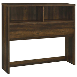 English Elm Geary Full Bedroom Set with Bookcase Headboard Usb Charging Nightstands Matte Finish Dark Brown B062S01696
