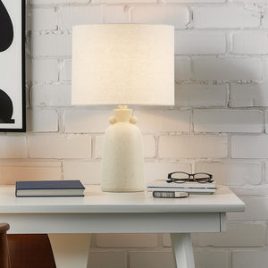 INK+IVY Alarid Casual 16" Ceramic Table Lamp II153-0156 Cream