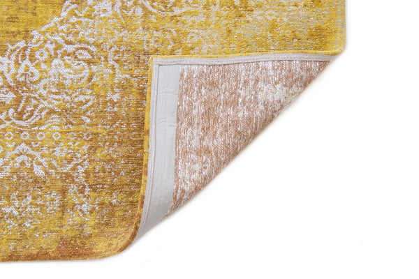 Louis de Pootere Fading World Kirman 100% PET Poly Mechanically Woven Jacquard Flatweave Traditional / Oriental Rug Sunwax 9'2" x 12'10"