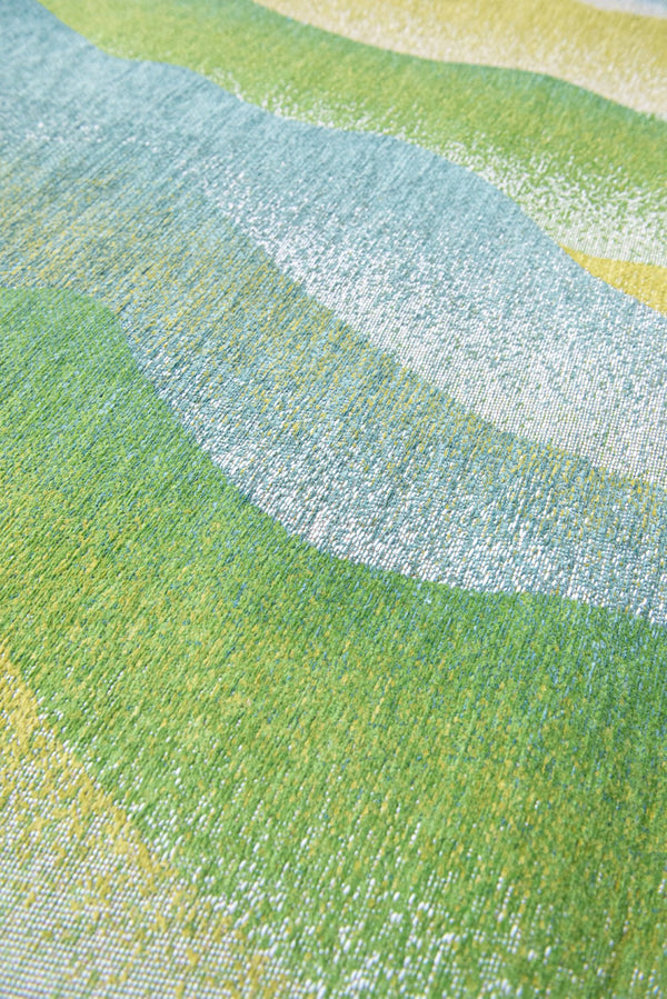 Louis de Pootere Gallery Himalaya 100% PET Poly Mechanically Woven Jacquard Flatweave Contemporary / Modern Rug Spring 7'10"