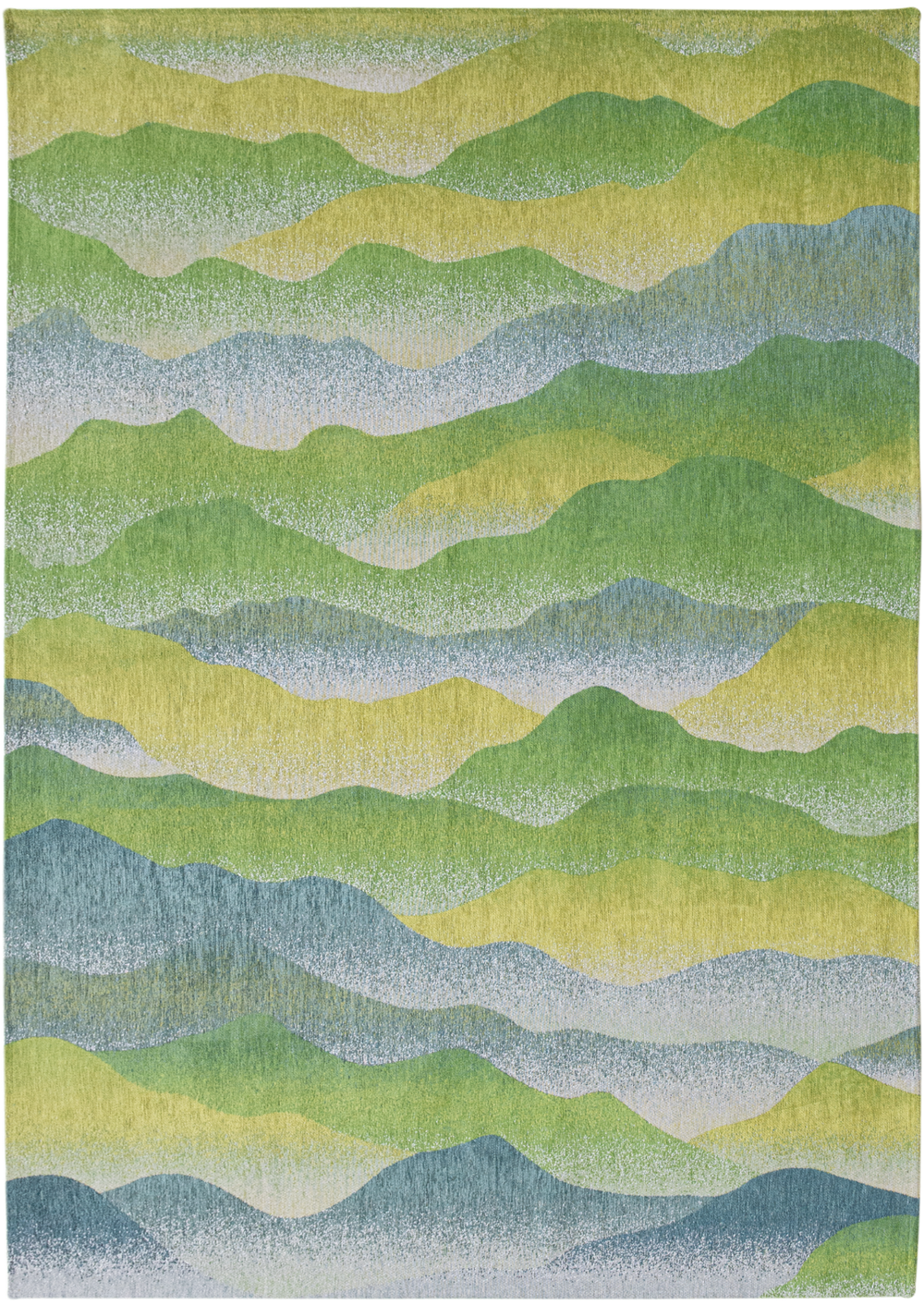 Louis de Pootere Gallery Himalaya 100% PET Poly Mechanically Woven Jacquard Flatweave Contemporary / Modern Rug Spring 7'10"