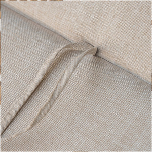 English Elm Christopher Knight Home® - Meja Teak+ Beige Dining Chair Set of 2 with Eucalyptus Legs, Vertical Slat Back & Beige Cushions N775P282728T