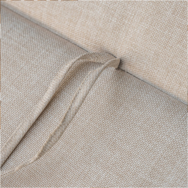 English Elm Christopher Knight Home® - Meja Teak+ Beige Dining Chair Set of 2 with Eucalyptus Legs, Vertical Slat Back & Beige Cushions N775P282728T