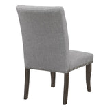 OSP Home Furnishings Hamilton Dining Chair  - Set of 2 Dove