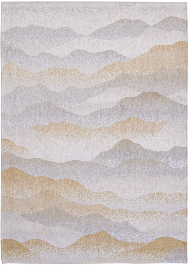 Louis de Pootere Gallery Himalaya 100% PET Poly Mechanically Woven Jacquard Flatweave Contemporary / Modern Rug Summer 7'10"