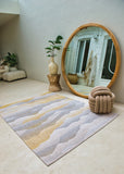 Louis de Pootere Gallery Himalaya 100% PET Poly Mechanically Woven Jacquard Flatweave Contemporary / Modern Rug Summer 7'10"