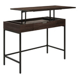 OSP Home Furnishings Contempo Sit-To-Stand Desk Ozark Ash