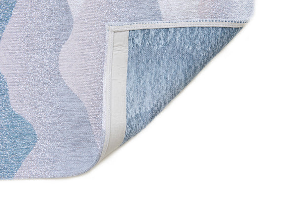 Louis de Pootere Gallery Himalaya 100% PET Poly Mechanically Woven Jacquard Flatweave Contemporary / Modern Rug Winter 7'10"