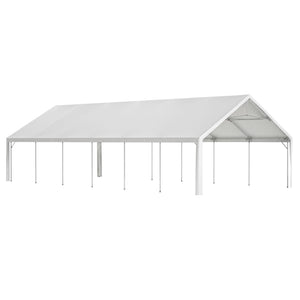 English Elm 20x40ft Heavy Duty Galvanized Steel Frame Party Tent Waterproof Outdoor Wedding Canopy W1422S00064