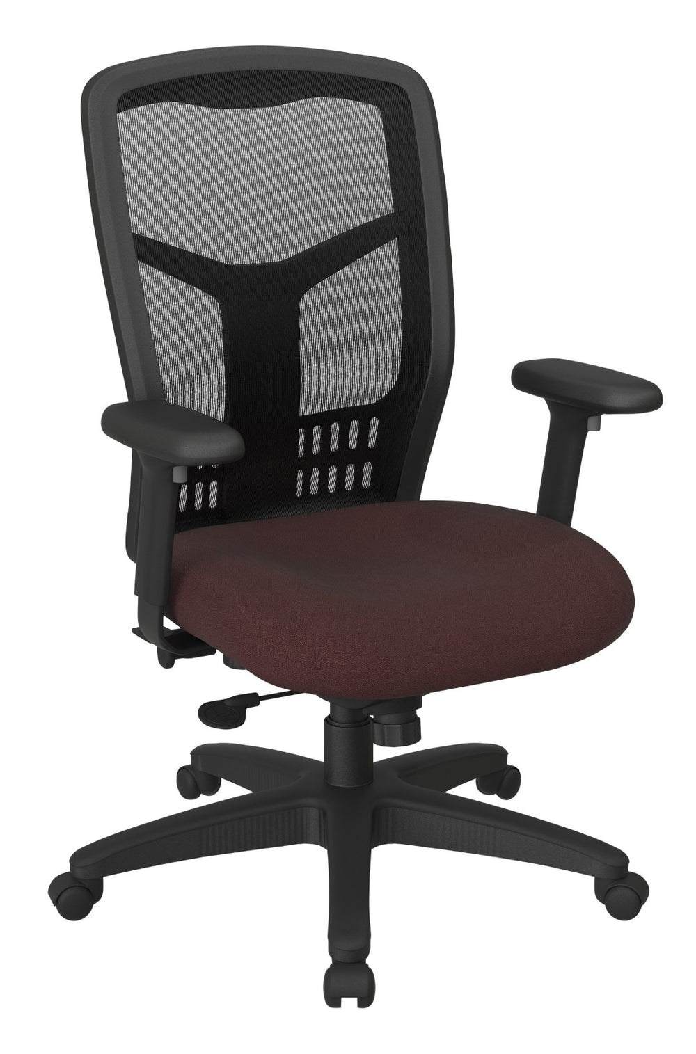 OSP Home Furnishings Progrid® High Back Ergonomic Mesh Office Chair with Lumbar Support and Adjustable Arms 90662-227