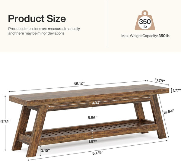 English Elm Modern Farmhouse Console Table Slim Wood Grain Entryway Sofa Accent Piece T3971P458820
