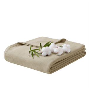 English Elm 1-piece King Jacquard Cotton Blend Blanket Aztec Woven Soft Breathable Bedroom Layer Khaki B035P437474