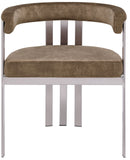 Marcello Brown Velvet Dining Chair 938Brown-C Meridian Furniture