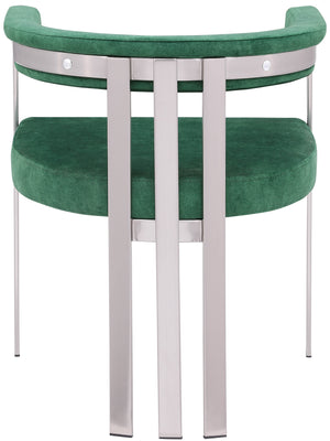 Marcello Green Velvet Dining Chair 938Green-C Meridian Furniture