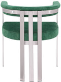 Marcello Green Velvet Dining Chair 938Green-C Meridian Furniture