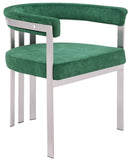 Marcello Green Velvet Dining Chair 938Green-C Meridian Furniture