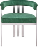 Marcello Green Velvet Dining Chair 938Green-C Meridian Furniture