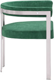 Marcello Green Velvet Dining Chair 938Green-C Meridian Furniture