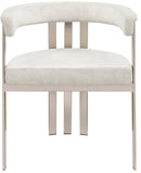 Marcello Stone Velvet Dining Chair 938Stone-C Meridian Furniture