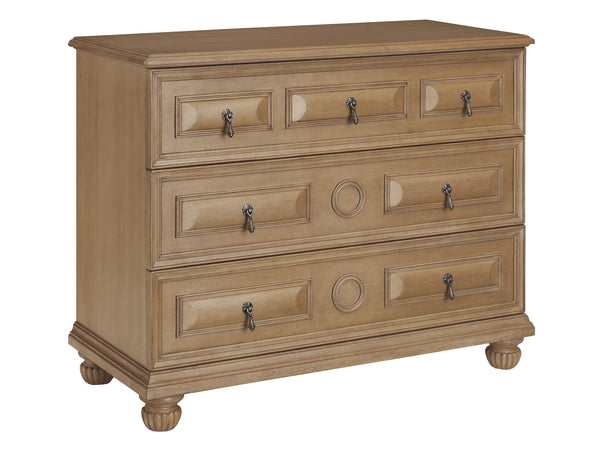 Lexington Barclay Butera Cannes Single Dresser - Stylish Storage Solution With Three Heavy-duty Drawers And Elegant Design Buff  938-221