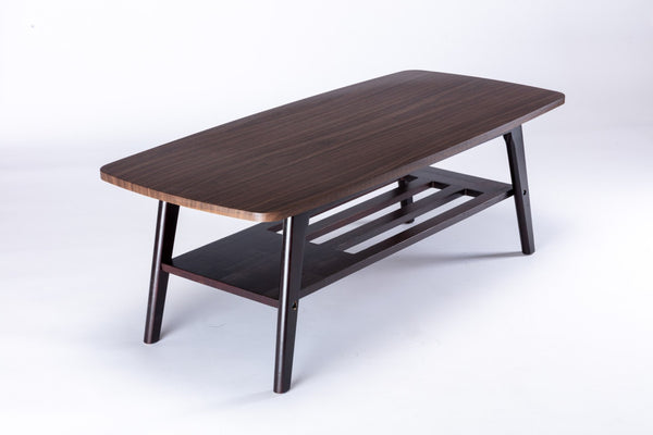 English Elm Bari Mid-century Modern Loveseat and Coffee Table Set with Solid Wood Frame B2749S00337