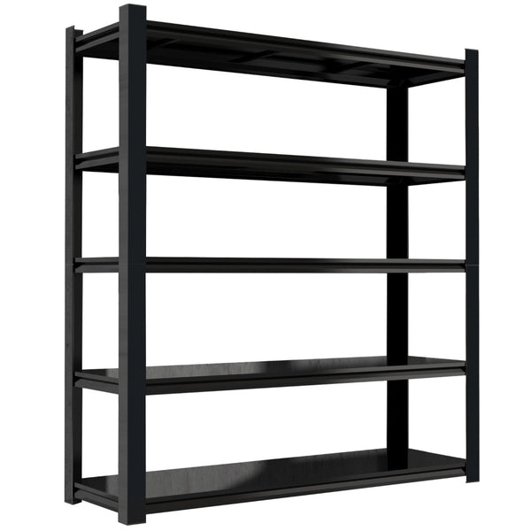 English Elm 83.86" Steel 5-tier Adjustable Shelving Unit Heavy Duty Rack for Garage Pantry T3625P497813