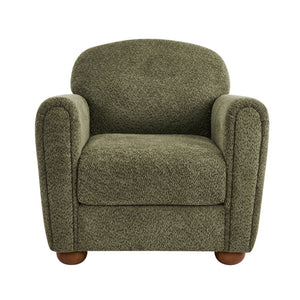 English Elm Rapallo Upholstered Accent Chair Plush Seat Modern Frame for Living Room or Entryway Olive Green N776P381488G