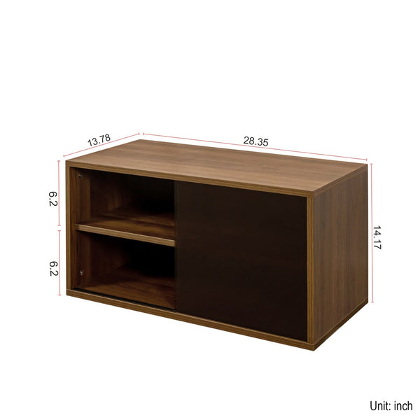 English Elm Stackable Mounted Storage Cabinet - Versatile Wall-Mounted Solution For Organizing And Displaying Items W331P289153-GIGA