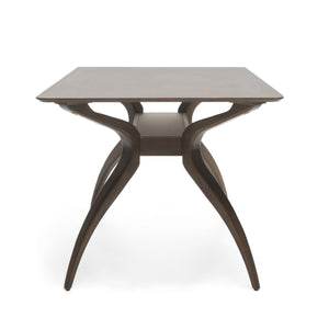 English Elm Christopher Knight Home® - 58905.00 Mid-Century Dining Table with Curved Spider Leg Base, Durable Rubberwood, 59" W Elegance Walnut N771P257283T