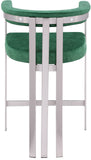 Marcello Green Velvet Counter Stool 939Green-C Meridian Furniture