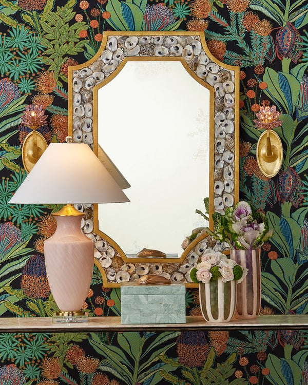 Currey & Company Merletto Glass Vase Set Of 3 - Exquisite Mouth-blown Pastel Design With Stunning Layered Effect Pink Glass 1200-1031-currey-company