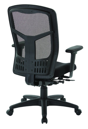 OSP Home Furnishings Progrid® Ergonomic Mesh High Back Office Chair with Lumbar Support and Adjustable Arms 90662-30