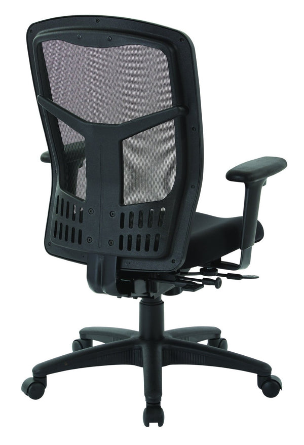 OSP Home Furnishings Progrid® Ergonomic Mesh High Back Office Chair with Lumbar Support and Adjustable Arms 90662-30