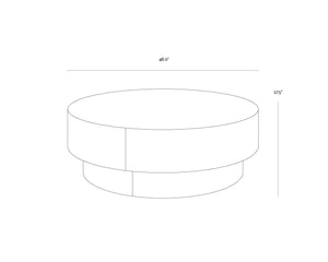 Sunpan Arlo Ottoman - Stylish Faux Leather Design with Comfortable Foam Cushion and Protective Glides Black, Milliken Cognac