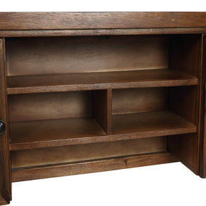 OSP Home Furnishings Baton Rouge Hutch Brushed Walnut