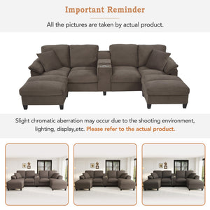 English Elm Swivel Barrel Accent Chair Chenille Tufted Round Club Seat for Living Room Lounge Brown N719S002180D