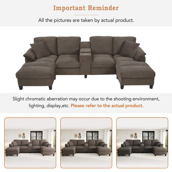 English Elm Swivel Barrel Accent Chair Chenille Tufted Round Club Seat for Living Room Lounge Brown N719S002180D