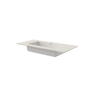 English Elm Stone Resin Vessel Basin Sink Sculptural Countertop Design for Modern Bathrooms T3785P355782