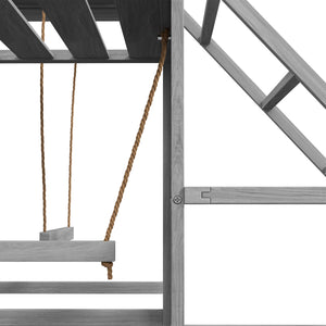 English Elm PawHut Stylish Cat Kennel End Table with Sliding Doors, Steel & Wood Look Pet House with Cushion Gray W2225P173777