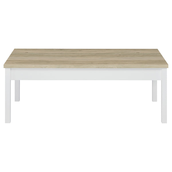 English Elm Quintara 3-Piece Coffee & End Table Set — Distressed Pine Tops, Painted Bases, Sturdy Engineered Wood Design B062P375538