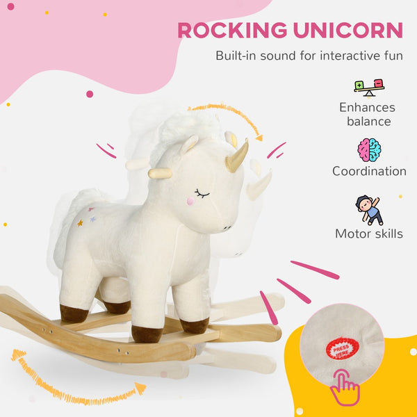 English Elm Qaba Plush Dinosaur Toddler Rocker with 32 Songs Hand Puppet and Safe Wooden Base W2225P249748