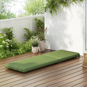 English Elm Christopher Knight Home® - Noah Outdoor Chaise Lounge Cushion - Vibrant Green, Weather-Resistant, Comfortable & Easy Care N775P291468G