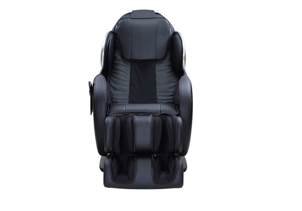 English Elm Pacari 2D Massage Chair in Black PU Leather with Zero-Gravity, 16 Airbags, Shiatsu & Foot Massage B2726P251667