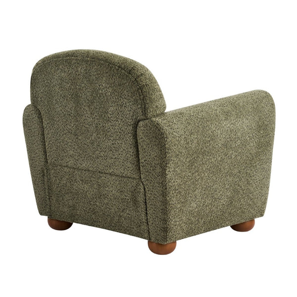 English Elm Rapallo Upholstered Accent Chair Plush Seat Modern Frame for Living Room or Entryway Olive Green N776P381488G