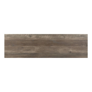 English Elm Nantan Rustic Oak TV Stand with Black Metal Frame, 1 Drawer & 4 Compartments for Up to 50" B2726P278164