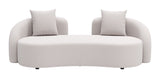 Sunny Isles Loveseat Beige 704019 Zuo Modern