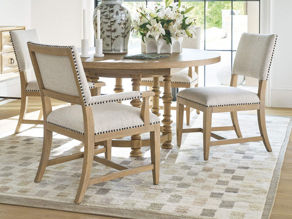Lexington Colburn Nailhead Trim Accent Chair with Performance Fabric and Hardwood Frame 940-881-01