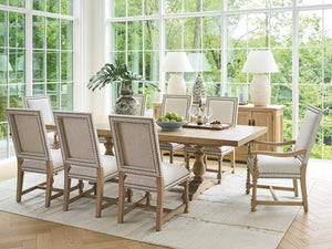 Lexington Anderson Nailhead Trim Accent Chair with Cerused Wood Legs for Living Room 940-883-01
