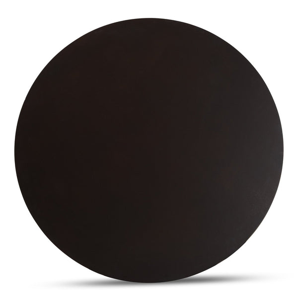 Baxton Studio Baxton Studio Sanne 5-Piece Dining Set: Modern Grey Upholstered Chairs & Round Table for Cozy Spaces Sanne-Grey/Dark Brown-5PC Dining Set